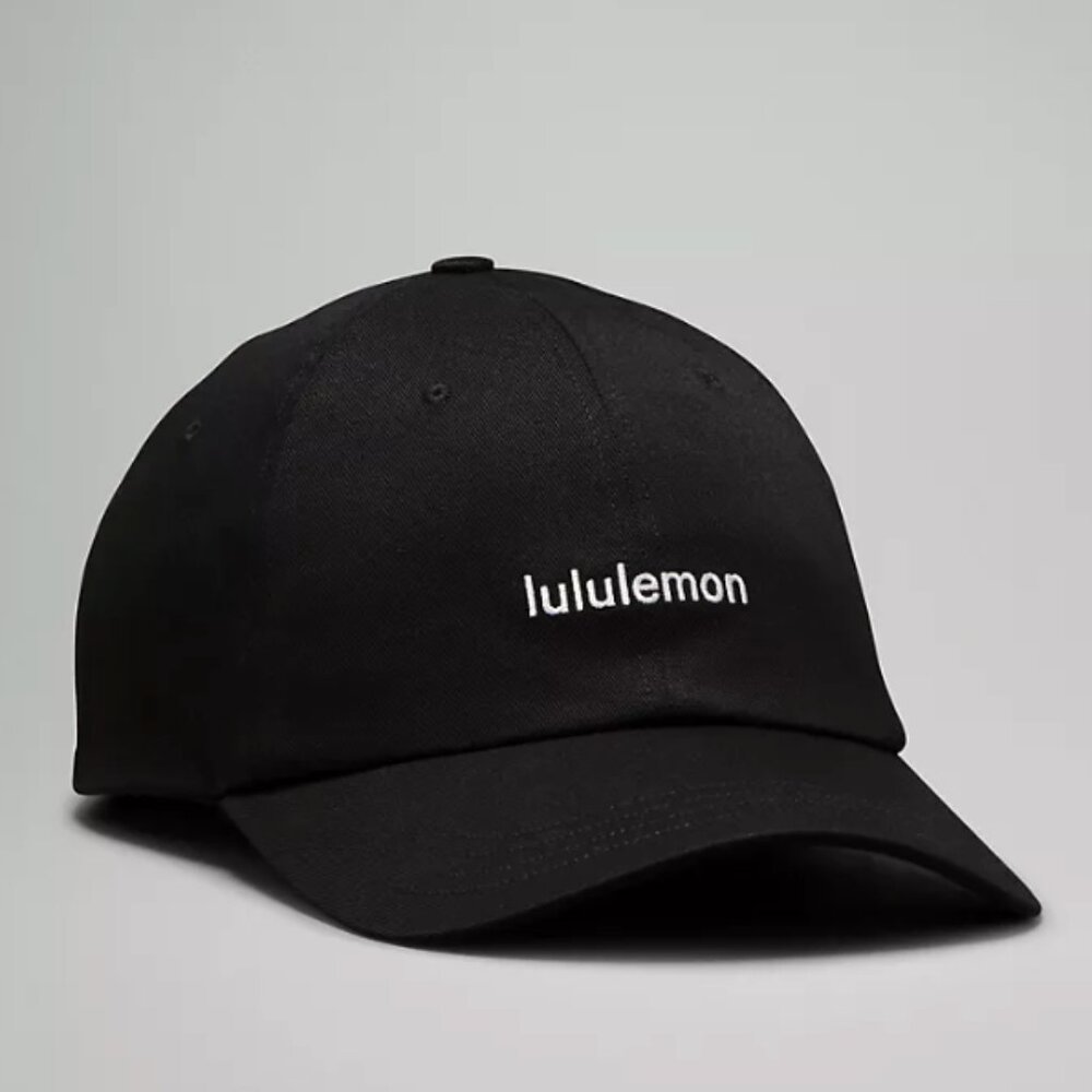 NWT Lululemon Black Classic Ball Cap Wordmark
